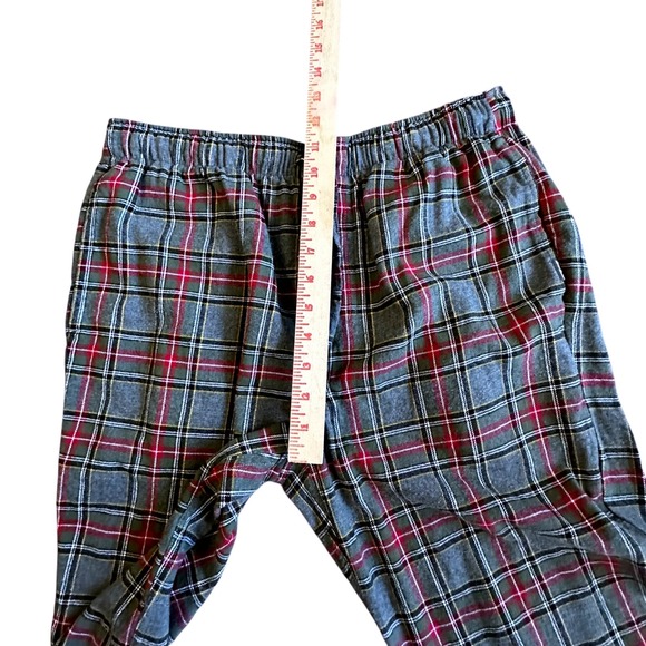 Eddie Bauer Pants Men's M Gray Stewart Scotch Plaid Lounge Pajama Pants - Picture 5 of 11